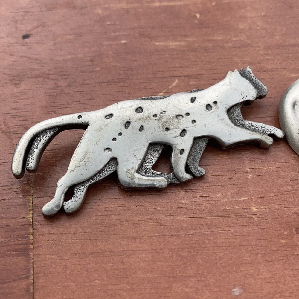 TWO!! JJ Signed cat brooches - Picture 2 of 8